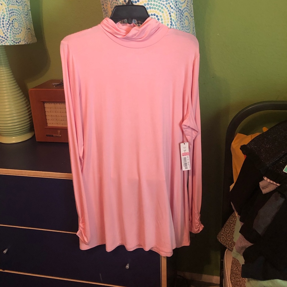 Loose turtle neck long sleeve